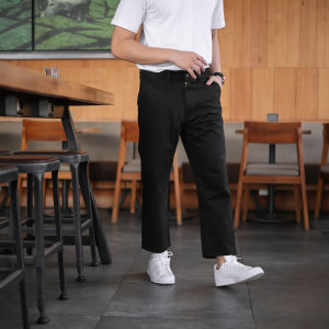ANCSTR Celana Panjang Pria Chino Ankle Pants - Reguler