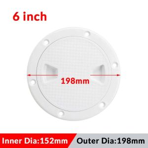 NOER 4 6 8 inch Truy cập kiểm tra boong tàu ABS Tròn Nắp hầm Phổ thông Chống trượt Tấm Sàn Phụ kiện tàu du thuyền Hàng Hải