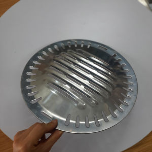 Vỉ inox bếp nướng than hoa tại bàn vỉ nướng tròn inox giá rẻ vỉ nướng inox đột lỗ chất lượng