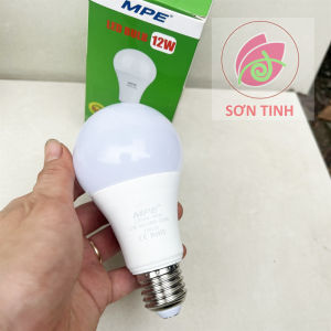 Bóng đèn 12w LED Bulb LBD MPE - Ánh Sáng trắng  Vàng - Cao cấp MPE Tiêu chuẩn châu âu