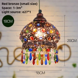 ไฟประดับคริสตัลโบฮีเมียนโคมไฟติดเพดานโคมไฟเหล็กประดับสำหรับห้องครัวโคมไฟตกแต่งห้องนั่งเล่นห้องอาหารทะเลเมดิเตอร์เรเนียน