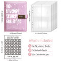 Spring 100 Envelope Saving Challenge Binder,envelope saving.sampul raya duit 100 ringgit, cash savings envelopes, budgeting envelopes,100 envelope saving challenge,Money Saving Challenge Book, Money Organizer,100 envelope challenge,envelope saving challen. 