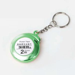 MAREING Delicate Retractable Ruler Mini Roulette Keychain Tape Small Keychain Measure Tape Measuring Instruments