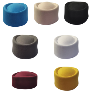 Mũ tròn nhỏ pillbox mũ đội đầu millinery fascinator cơ sở hat cho phụ nữ mặc giản dị phương Tây fedoras tiếp viên mặc