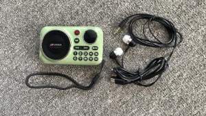 FM Radio Bluetooth 5.0 Speaker Portable Mini Radio For The Elderly HiFi TFUSB MP3 Music Player Support Recordin Headphones Play