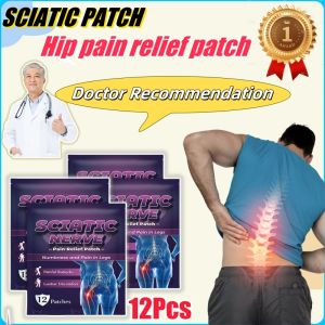 SUMIFUN👍12 pieces of sciatica relief patches👍Authentic safety guarantee effective heating patch body cream meridian cream waist cervical joint pain relief patch
