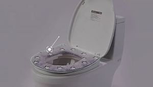 Toilet Seat Covers Soft Comfortable Toilet Seat Pad Washable- Mat for Bathroom Removable Cover Cushion Glow- in Dark