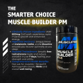 MuscleTech, Muscle Builder PM – Nighttime Testos terone & Lean Muscle Amplifier, Enhanced Recovery Blend, 90 Caps. 