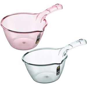 Green Transparent Plastic Tabo Big Water Dipper Timba At Tabo Assorted Design