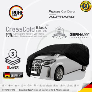 RUHE Germany Toyota Alphard Nano Dress Silver Peva Car Cover Outdoor Protection Waterproof UV Penutup Selimut Kereta Car Toyota Vellfire Cover Kereta Automotive Exterior Accessories Covers