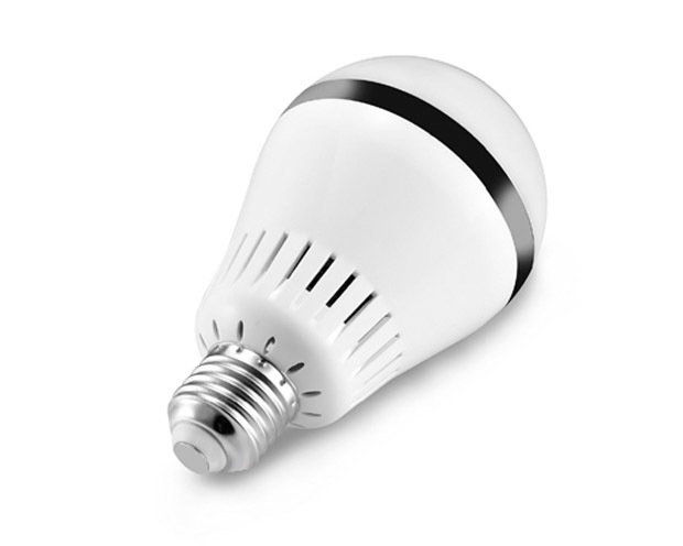 Qube Wifi 360 Bulb CCTV Camera 360 Degree Viewing Angle Camera