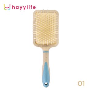 HAYYLIFE Square Paddle Brush Sisir Cushion Hair Brush Comb Sisir Bantalan Udara Untuk Mencegah Rambut Kusut HL-BBB585