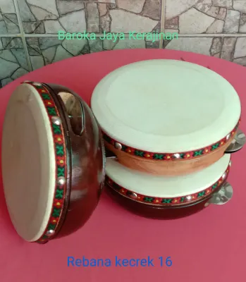 Rebana kecrek ukuran 16 cm