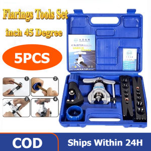 💎5PCS Premium 45° Eccentric Flaring Tool Set | For 6-19mm Copper Pipes | Reliable After-Sales | HVAC & Plumbing Essential Philippines