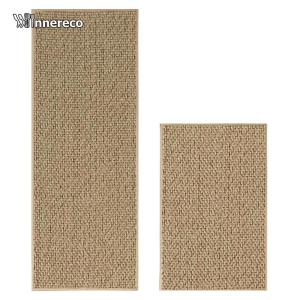 Kitchen & Table Linen Soft Woven Floor Mat Non-slip Kitchen Rug for Comfortable Standing