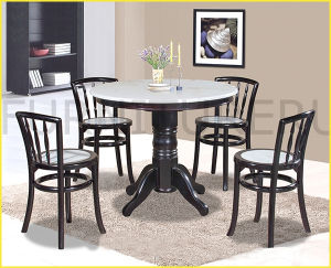 🎄Xmas Sale🎁OldTown Kopitiam Chair & 3ft Round Genuine Limestone Marble Top Table. Free installation in Klang Valley.