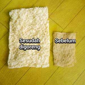 500 Gram Krupuk Puli Kerupuk Beras Kerupuk Gendar Mentah Asli Madiun Jawa Timur