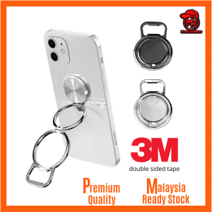 Metallic Color Metal Universal Finger Ring Mobile Phone Holder 360 Rotation Tablet Cell Phone Stand Cell Phone Ring