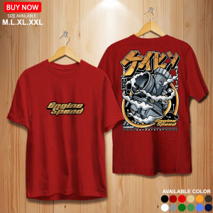 kaos distro ENGINE SPEED  - kaos pria dan wanita lengan pendek ukuran M.L.XL.XXL kerah bulat bahan katun 24s combed