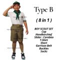 VEJCO2025 (8 IN 1 )KAB SCOUT / KID SCOUT / BOY SCOUT UNIFORM / CAPS. 