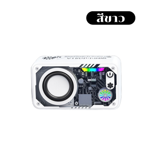 ลำโพงไร้สาย V1 ลําโพงทรงพลัง ไฟ LED 1800mAh แบตเตอรี่ขับเคลื่อนลําโพงขนาดเล็กกลางแจ้งแบบพกพารองรับ TF Card