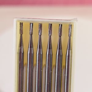 6Pcs/kit Dental Tungsten Carbide Burs HP 699 HP 702 HP 703 Taper Fissure For Low Speed Straight Handpiece Dentist Lab or Clinic Tools HP Burs