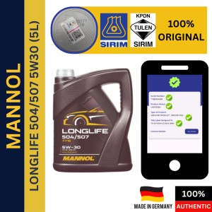 (MADE IN GERMANY) MANNOL MN7715 Longlife 504/507 5W30 (5L)