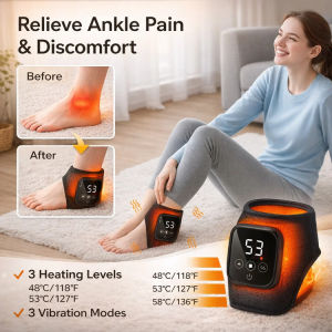 Electric Heating Ankle Massager Ankle Heat Compress And Warming Protective Gear Electrically Heated Ankle Bracelet For Joint Rehabilitation