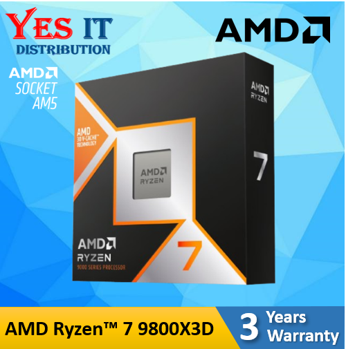AMD Ryzen™ 7 9800X3D Desktop Processor + MOBO | Lazada