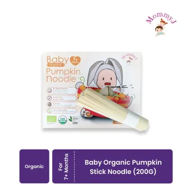 MommyJ Baby Organic Pumpkin Stick Noodle (200G)