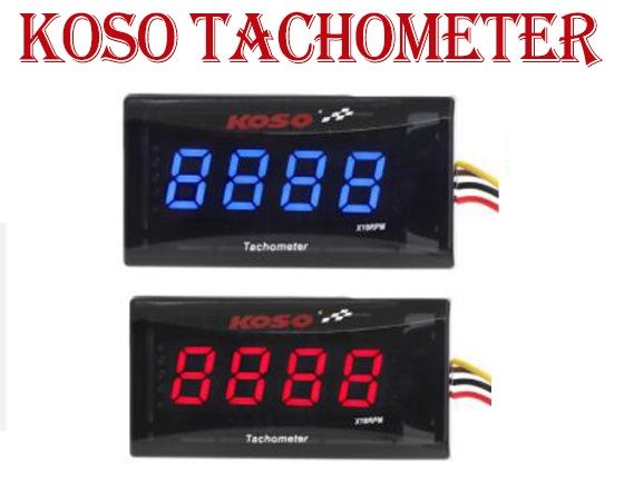 [local delivery] 20000RPM Motorcycle KOSO RPM Meter Digital Square LCD ...