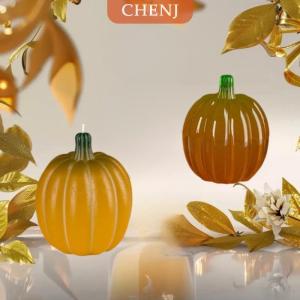 [COD] CHENJ แม่พิมพ์ซิลิโคนฟักทอง3D สำหรับเทียนหอมง่าย demold แม่พิมพ์ฮาโลวีนของขวัญวันขอบคุณพระเจ้า