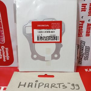 Paking seng perpak gasket cop paking atas paking head cylinder blade 110 (2008-2011) revo 110 fi (2014-sekarang) original honda 12251KWB601