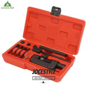 [Jocestyle Mall]13 ชิ้นรถจักรยานยนต์ Chain Breaker ชุดเครื่องตัดโซ่และ Riveter ชุดซ่อมโซ่ชุดเครื่องมือสำหรับ Cam และ 35 ถึง 630 โซ่