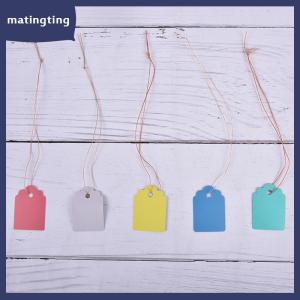 matingting 100pcs Vườn thực vật nhãn nhựa thực vật thẻ Nursery Markers Chậu hoa hạt giống
