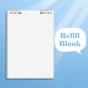 Loose Leaf Notebook Flip Up Refillable Binder Notebook 60sheets Spiral Notebook PP Coil A5/B5/A4