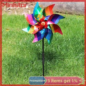 Ministar Bird Repeller Pinwheels Reflective Sparkly Bird Deterrent Windmill Protect Garde