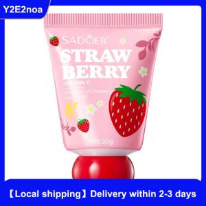 【Local shipping】 SADOER 30g Moisturizing Hand Cream Strawberry Flavor VC Brightening Hand Cream Autumn And Winter Moisturizing Skincare