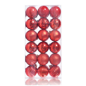 SET 24/36 quả châu trang trí noel 3cm/4cm MẪU E18/E19 Treo Cây Thông Giáng Sinh TTNTSS424