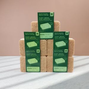 [สินค้าใหม่!] ฟองน้ำล้างจาน ธรรมชาติ ใยมะพร้าว ฟองน้ำเซลลูโลส ย่อยสายได้ ฟองน้ำธรรมชาติ ฟองน้ำล้างขวดนม สก็อตไบร์ท