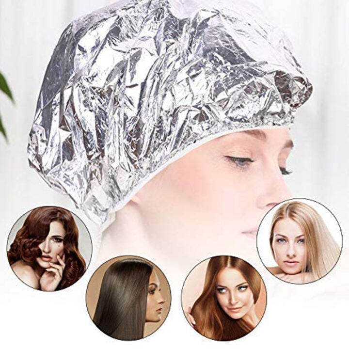 Foil deals shower cap