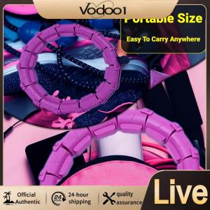 【Free Shipping】 Weighted Hula Hoop for Exercise and Wellness Adjustable Non-Slip Fitness Hoop for Home Fitness