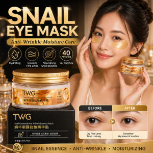 🐌Snail Eye Mask Anti Wrinkle Essence Patch 🐌Anti-Wrinkle Moisturizing Essence Improves Dark Circles Tightens Skin Around Eyes Skin Care