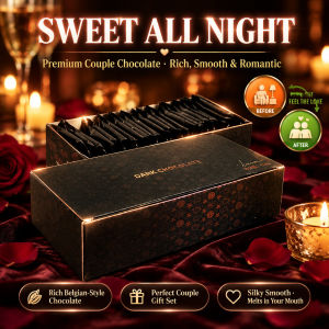 Chocolate Bar/Chocolate Candy/Love Couple Chocolate/Romantic Date Snack/Slightly Bitter/Quality Milk/Low Calorie/Adult Couples/Fitness Snack