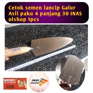 CETOK LANCIP GALUR ASLI PANJANG 30CM PAKU 4 ( 1PCS )