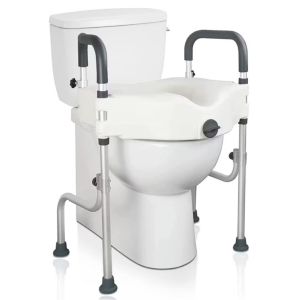 TOILET RAISED SEAT G842: [🇸🇬GETS] ♿️TOILET RAISED SEAT WITH FOUR-LEGS SUPPORT & OPTIONAL SUCTION CUPS