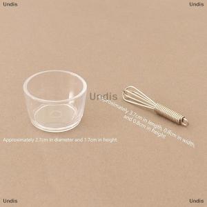 [COD] Undis 1 Set Dollhouse Miniature Egg Bowl Egg Beater Rolling Pin Pan Kitchen Model Decor Toy Doll House Accessories