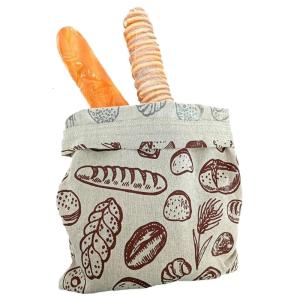 Sturdy Flax Organic Cotton Beeswaxs Bread Bags Portable for Homemade Loaves and Sandwiches Kitchen Storage Solution