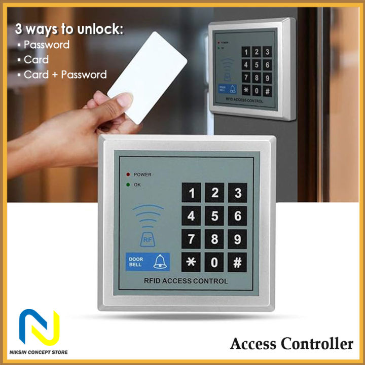 RFID reader keypad door lock access control YH2000-C | Lazada Malaysia