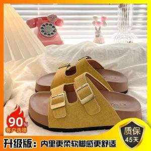 [Free Shipping] WomenS Thick-Soled Sandals For Summer 2025 New Fashion Korean Style Versatile Non-Slip Beach Height-Increasing Sandals